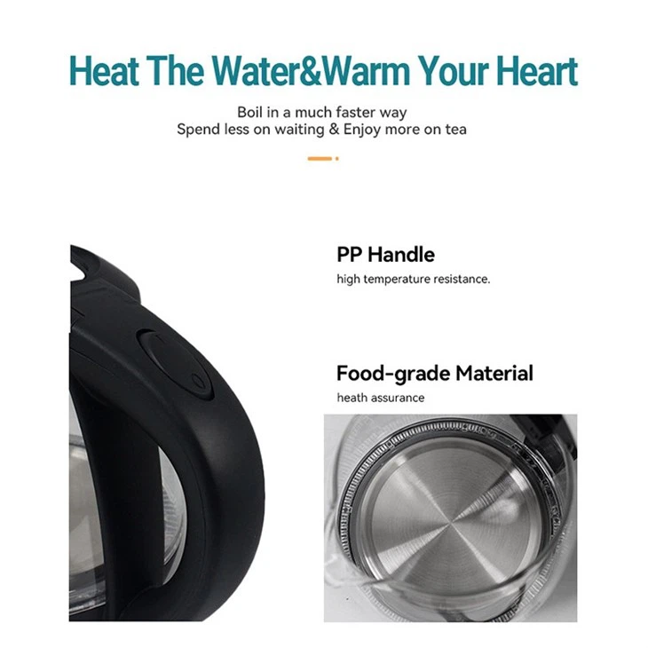 Mini 1.0L Glass Electric Kettle